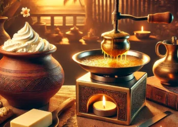 “बिलोना विधि से बने घी को कहा गया अमृत, आयुर्वेद में बताया गया सबसे शुद्ध”