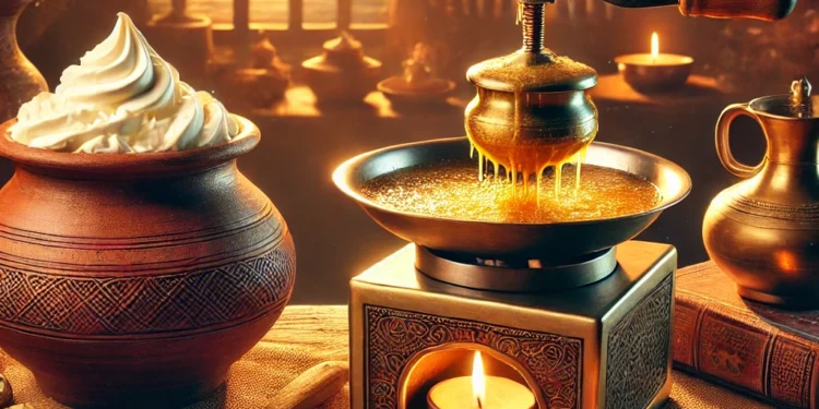“बिलोना विधि से बने घी को कहा गया अमृत, आयुर्वेद में बताया गया सबसे शुद्ध”